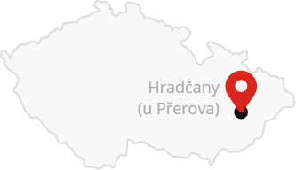 map Obec Hradčany
